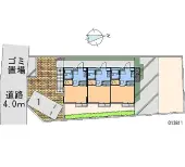 ★手数料０円★府中市武蔵台１丁目　月極駐車場（LP）